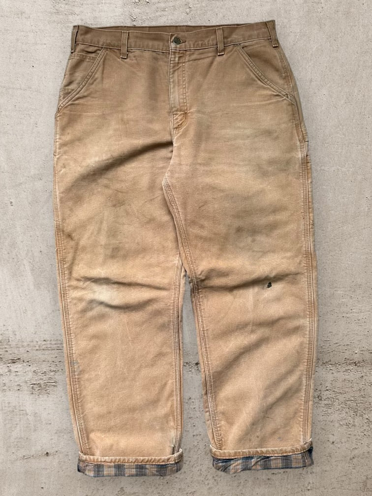 00s Carhartt Blanket Lined Carpenter Pants - 36x31