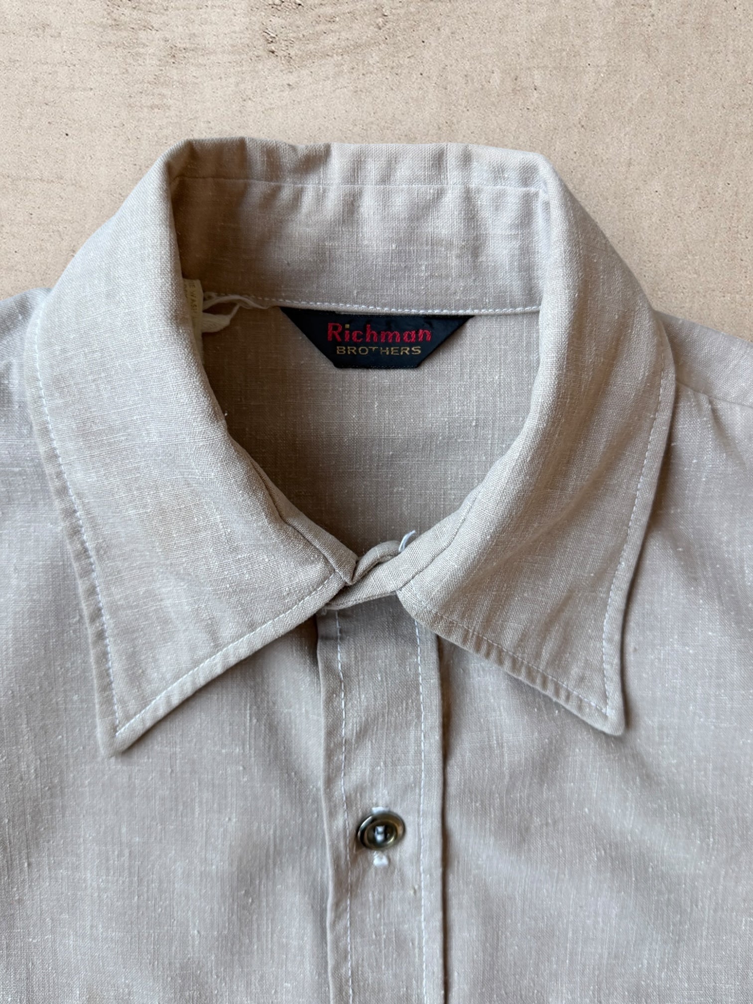 70s Richman Cargo Button Up Shirt - Large