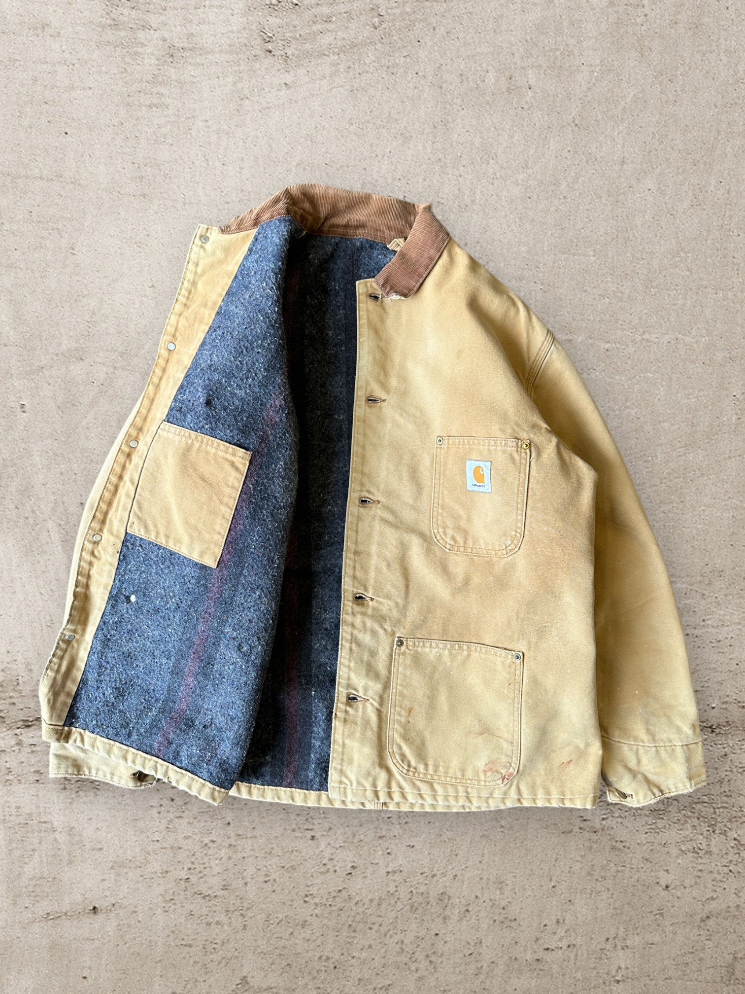 90s Carhartt Blanket Lined Chore Jacket - XL