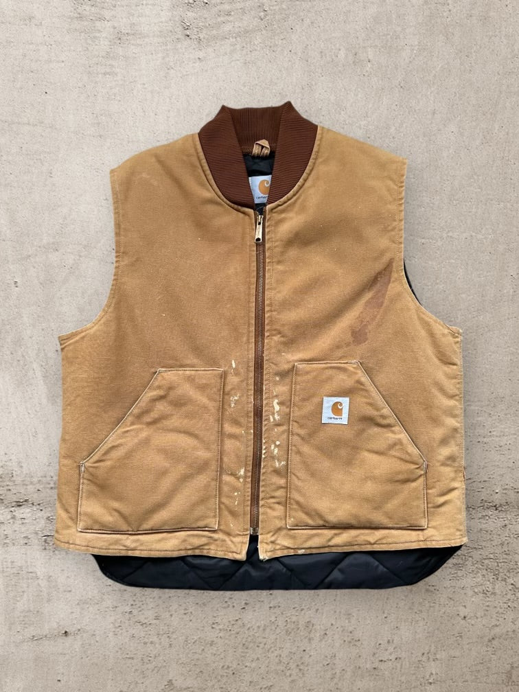 90s Carhartt Quilt Lined Vest - XL