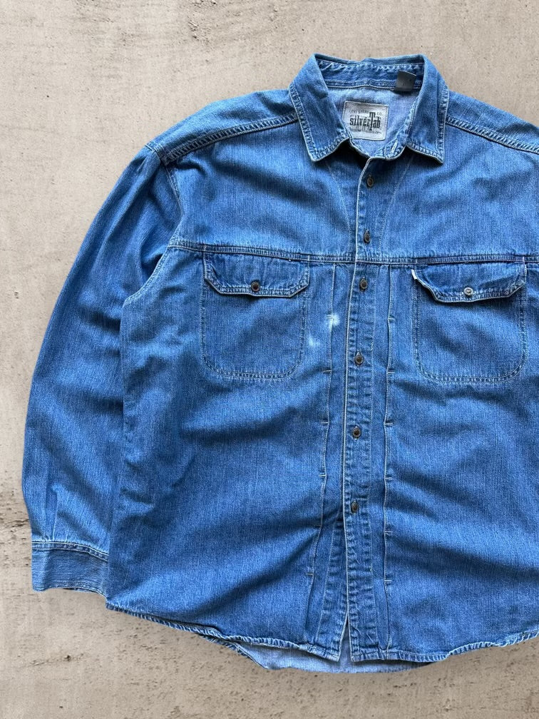 00s Levi’s SilverTab Denim Button Up Shirt - XL