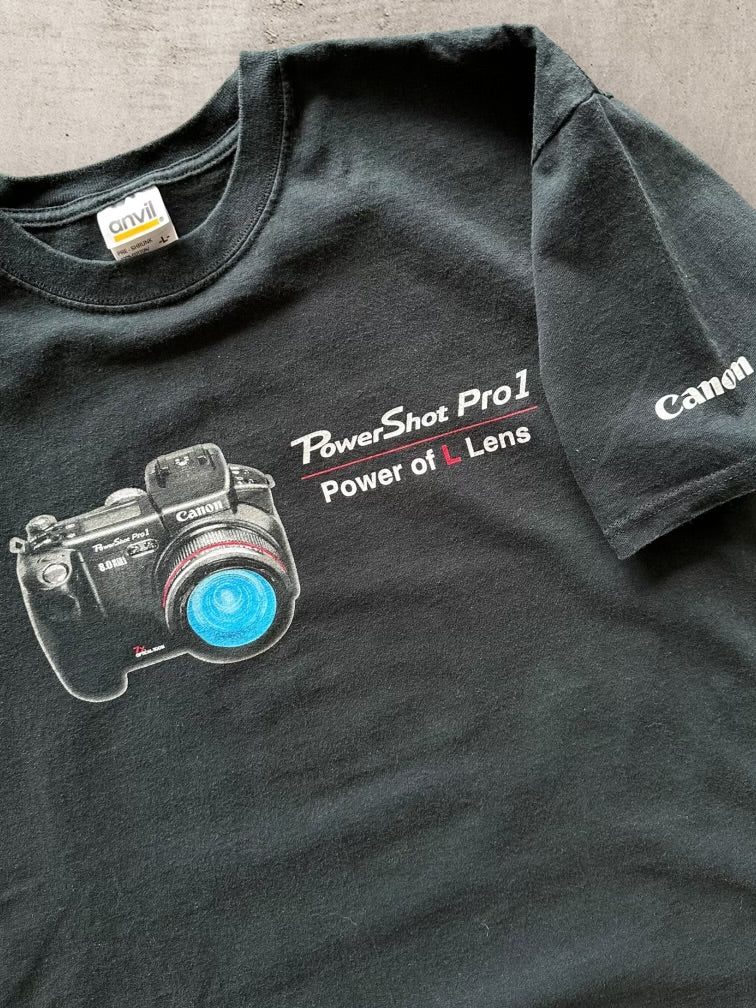 00s PowerShot Pro1 Canon Graphic T-Shirt - Large