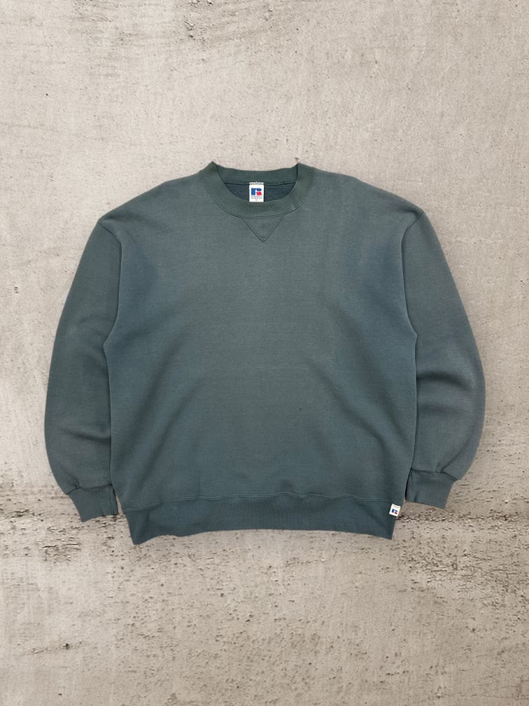 90s Russell Athletic Faded Crewneck - XL