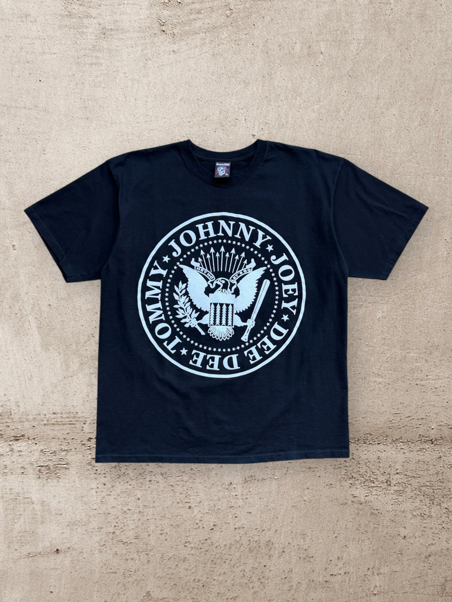 00s The Ramones Members Graphic T-Shirt - XL