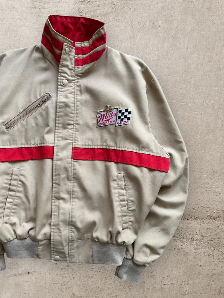 80s Miller High Life Racing Jacket - Medium