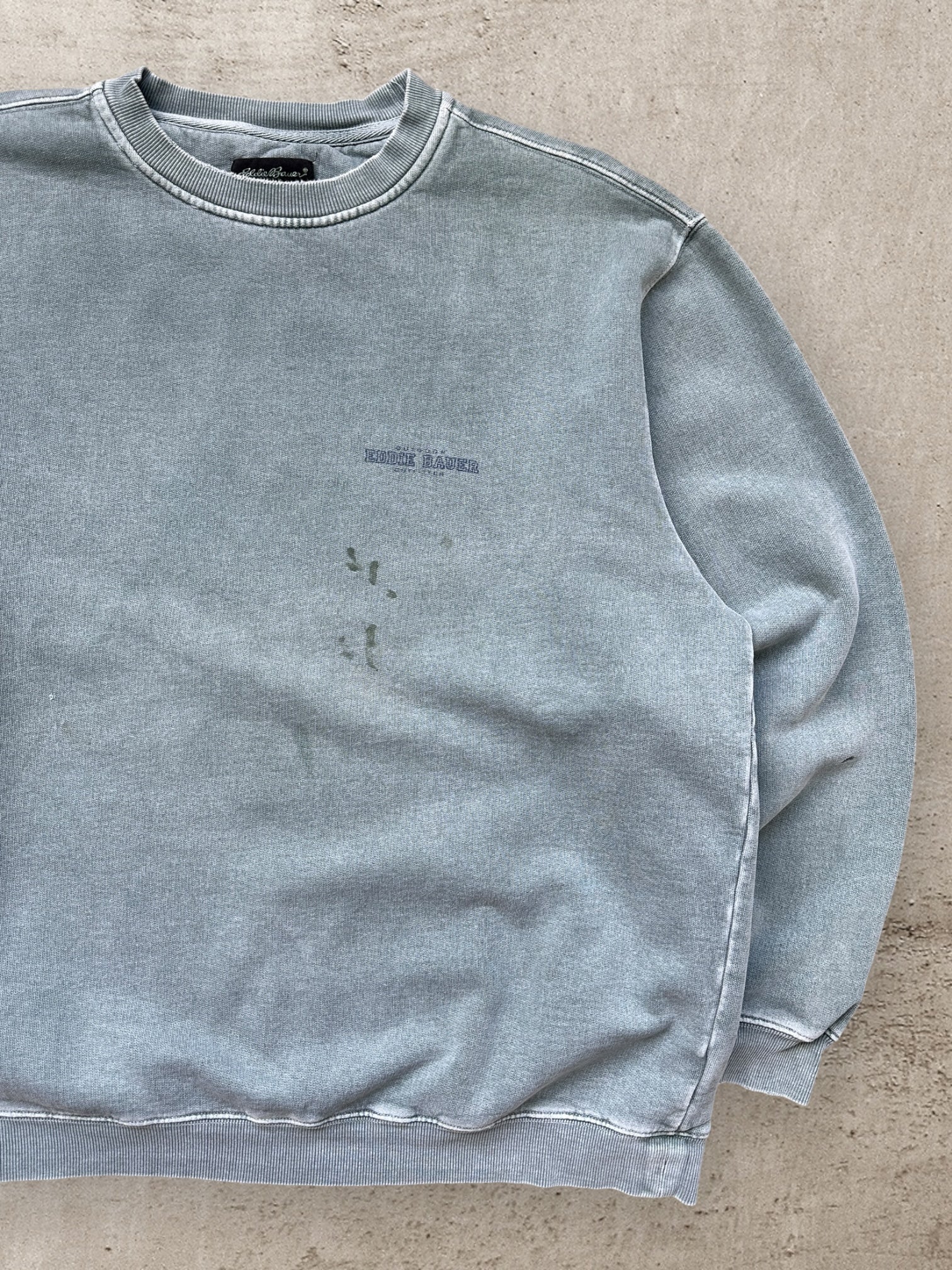00s Eddie Bauer Distressed Crewneck - XL