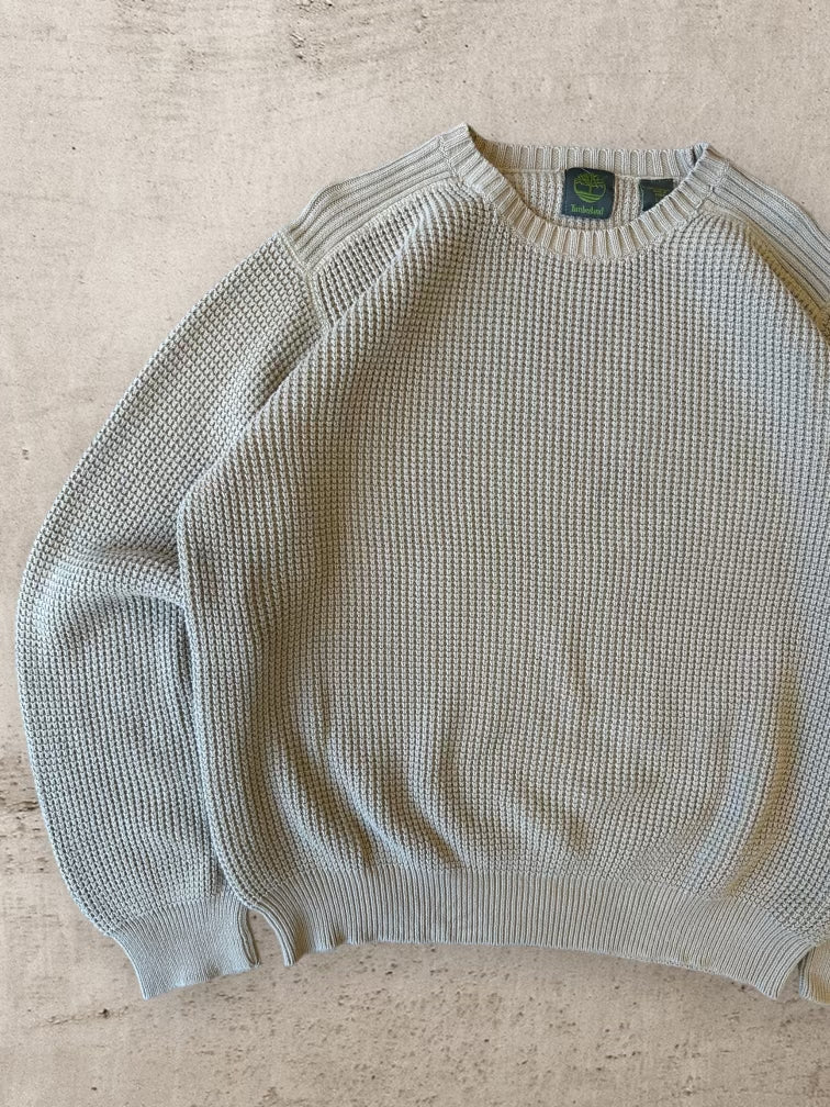 00s Timberland Light Beige Knit Sweater - Large