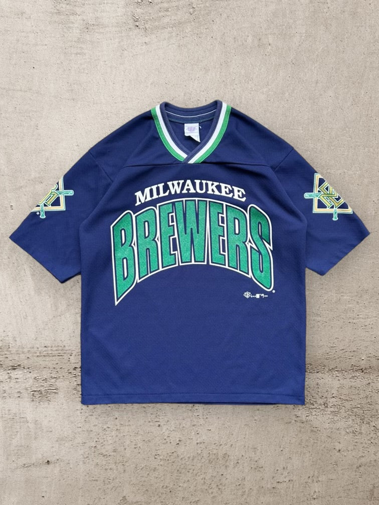 90s Milwaukee Brewers Baseball Jersey - Medium