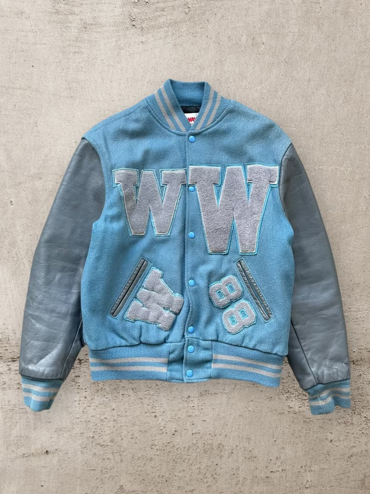 80s Holloway Willowbrook High School Varsity Jacket - Medium