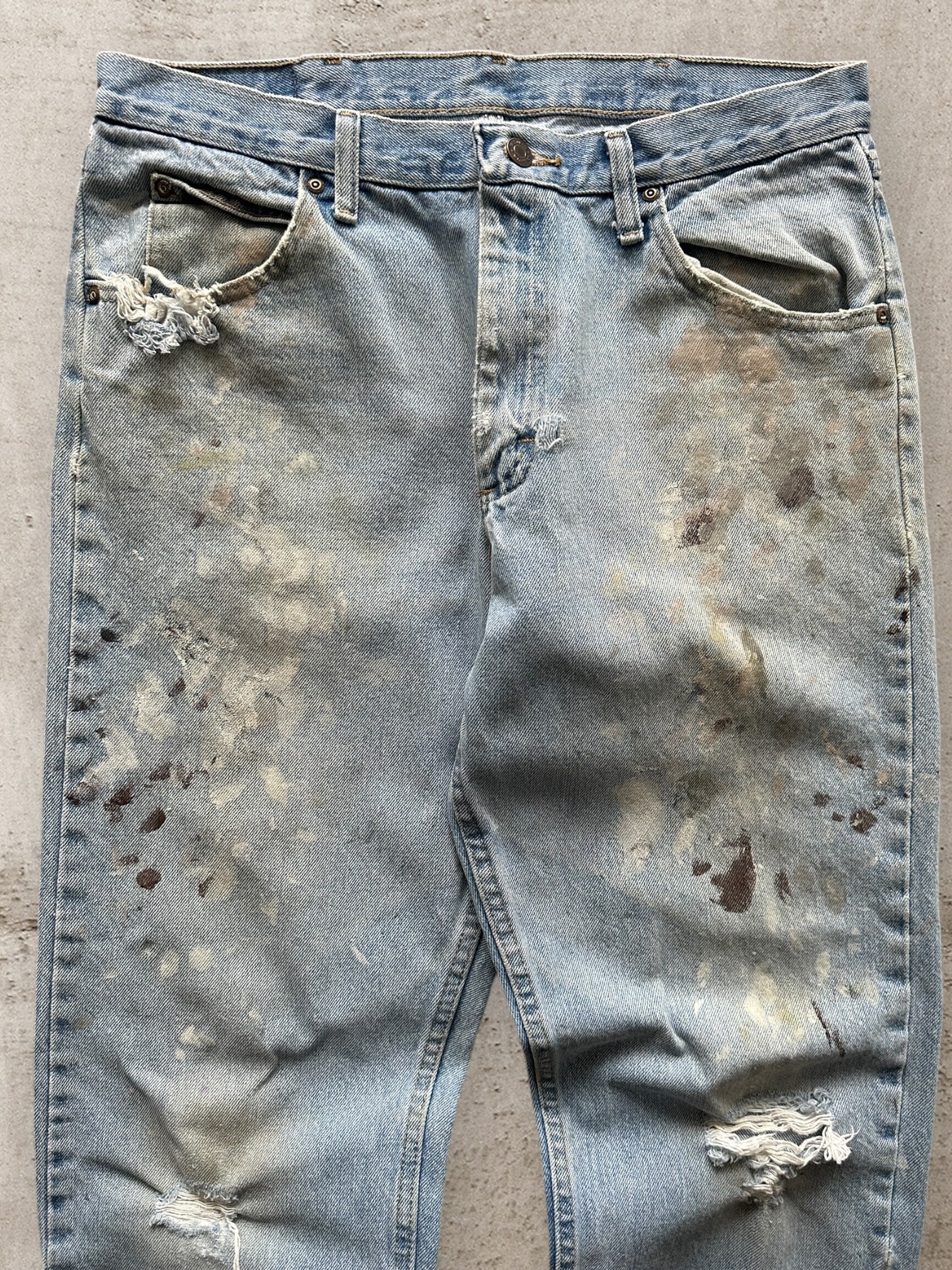 00s Wrangler Distressed Denim Jeans - 34