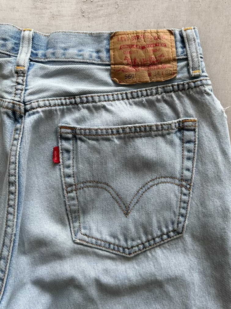 00s Levi’s 560 Denim Cut Off Shorts - 33