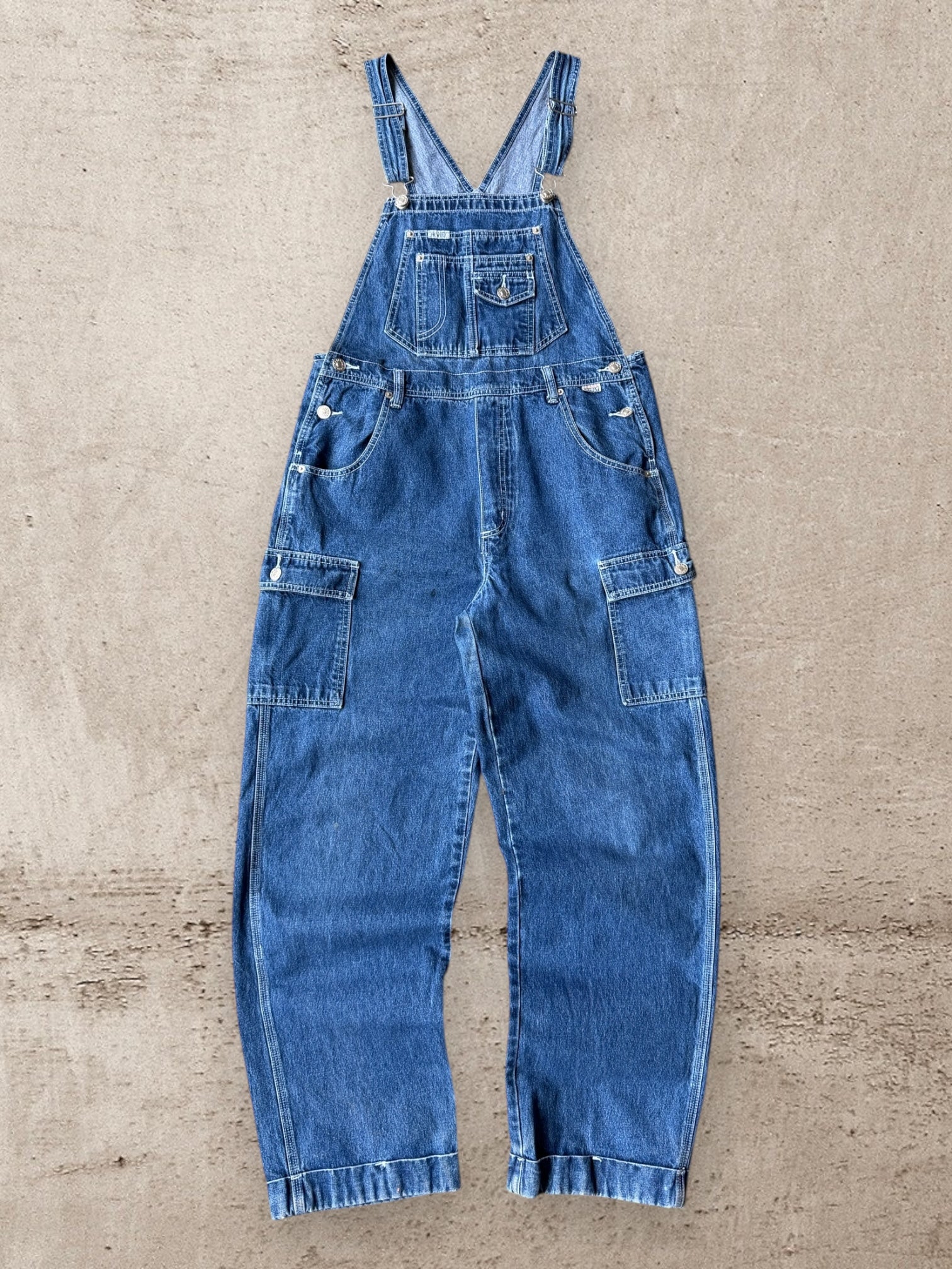 90s Revolt Denim Overalls -