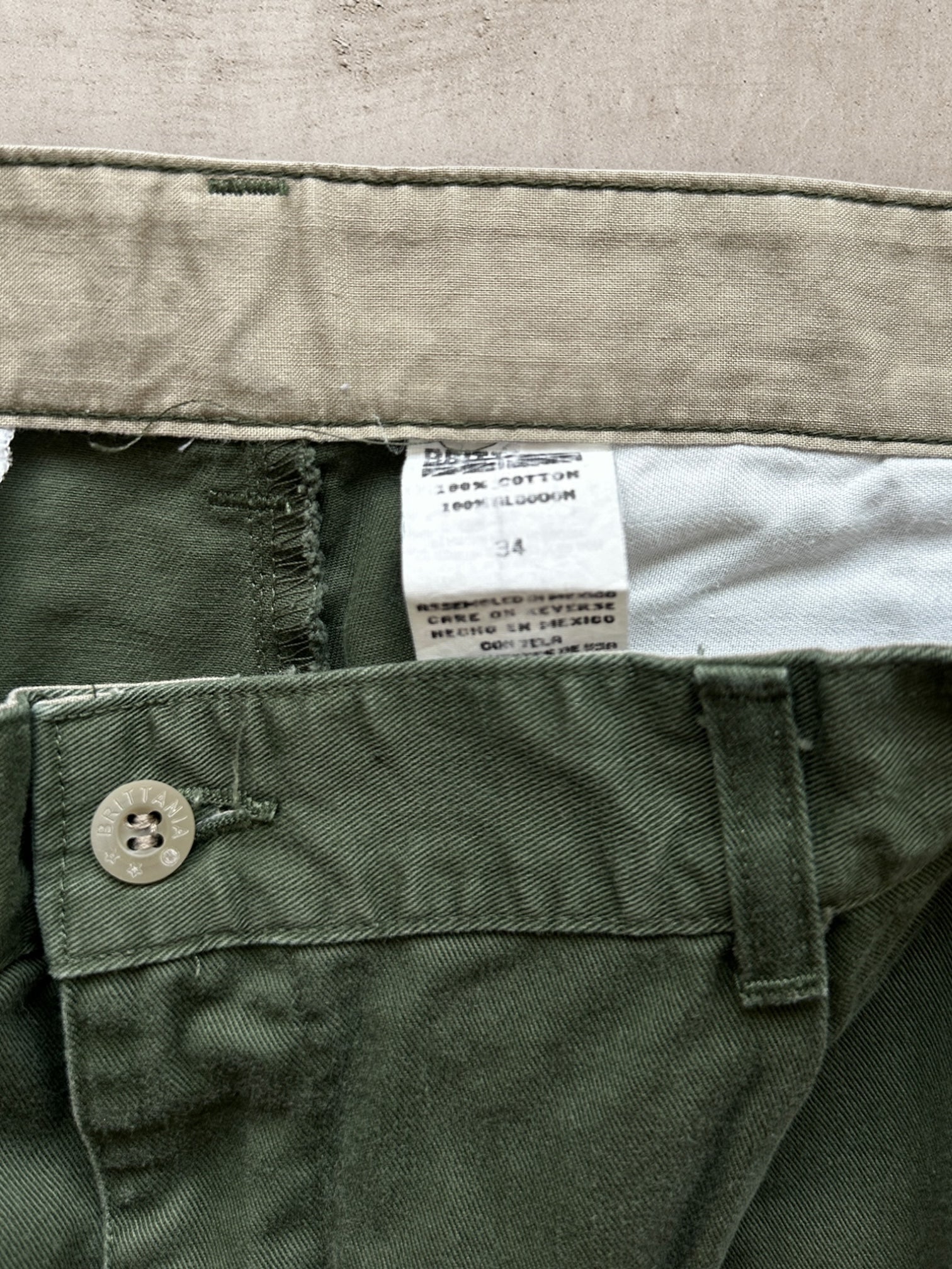 90s Brittania Pleated Shorts - 34”