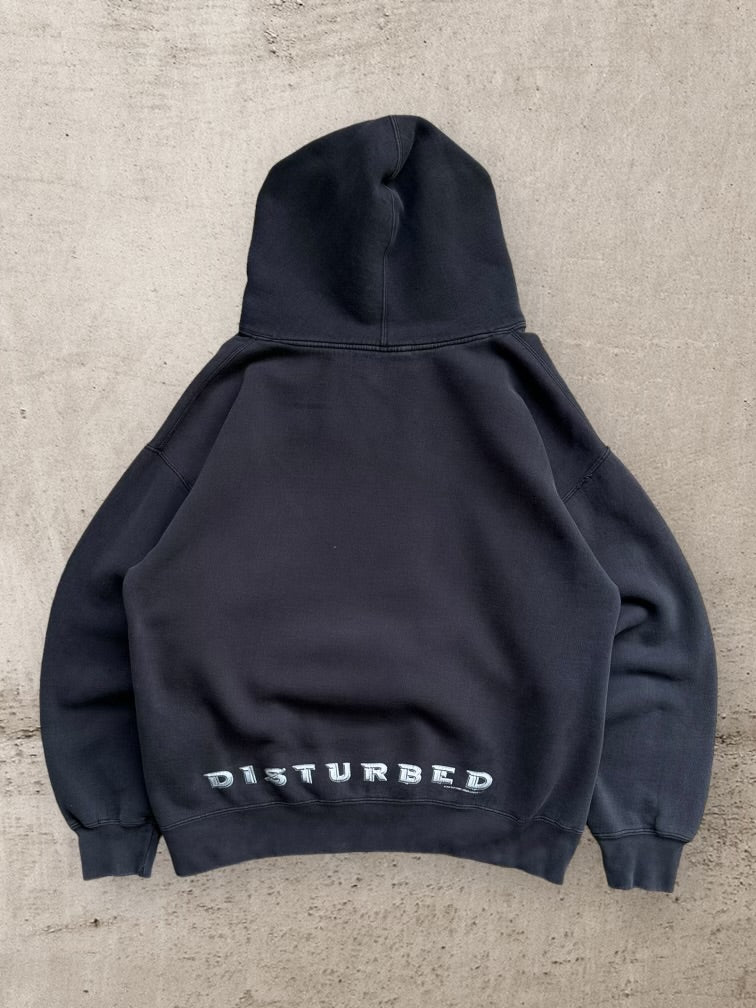 00s Disturbed Chain Graphic Hoodie - Large