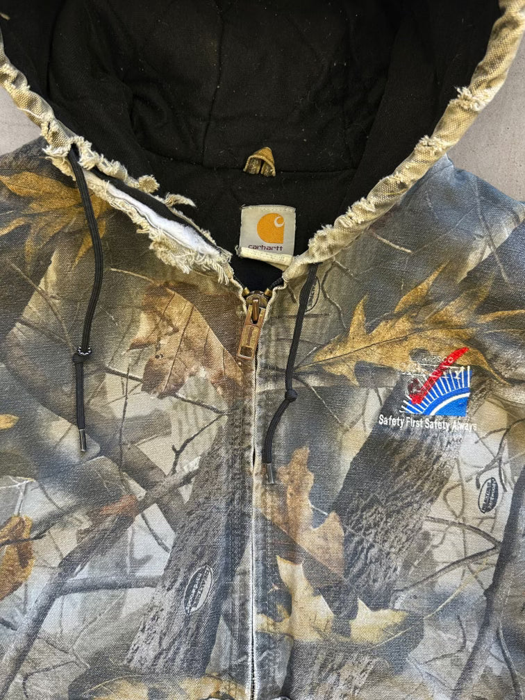 00s Carhartt Camouflage Hooded Jacket - XL