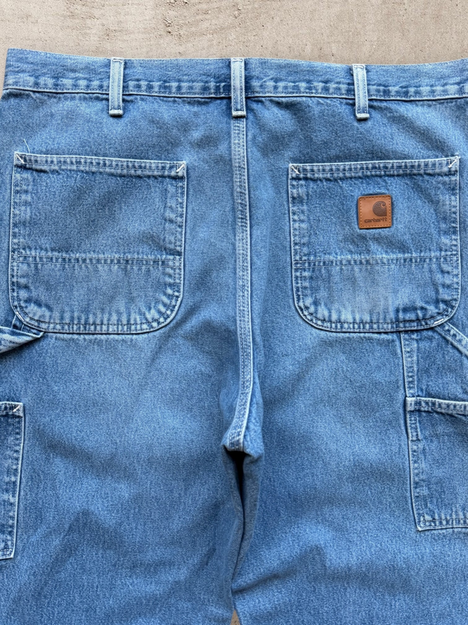 00s Carhartt Denim Carpenter Pants - 36”