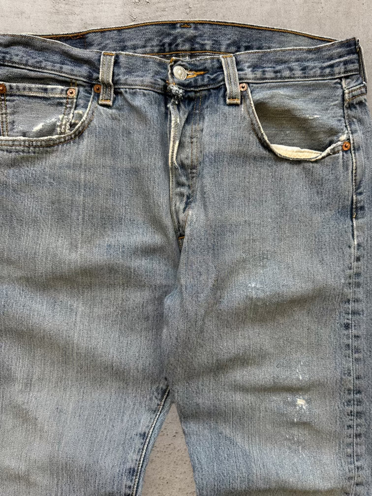 00s Levi’s 501 Medium Wash Denim Jeans - 34x30