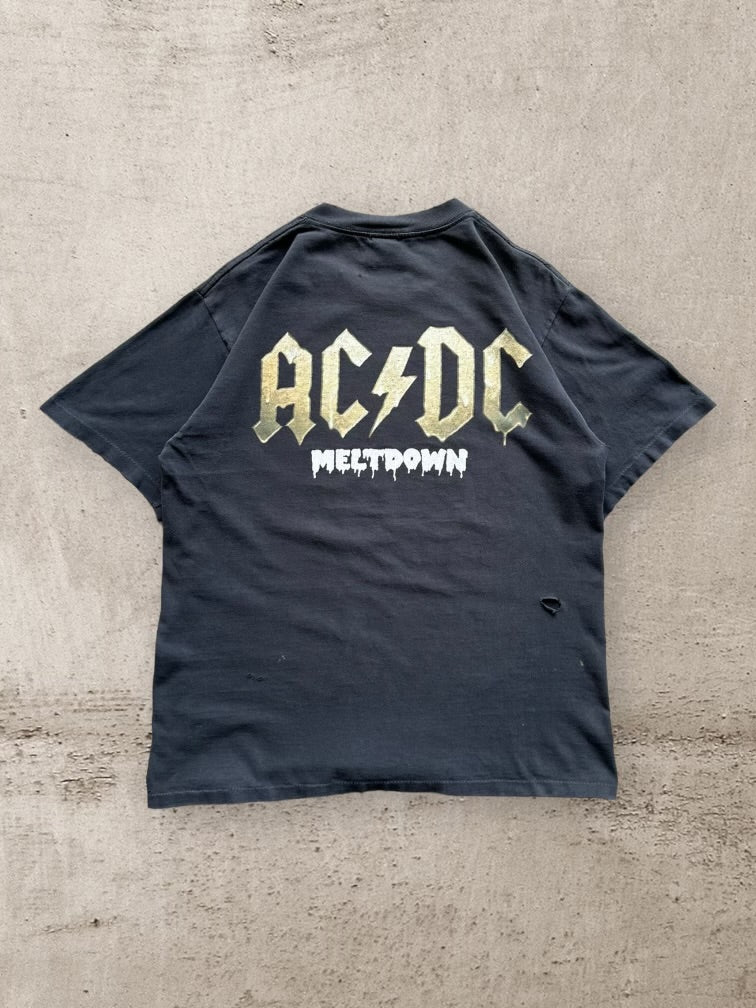 90s AC/DC Meltdown Frankenstein Graphic T-Shirt - Medium