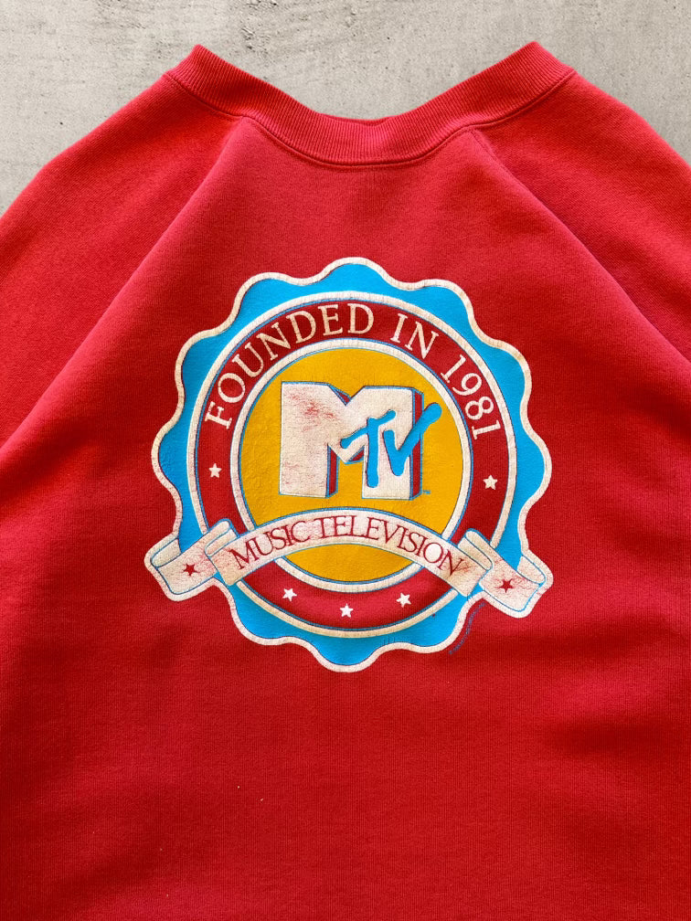 80s MTV Graphic Crewneck - Large