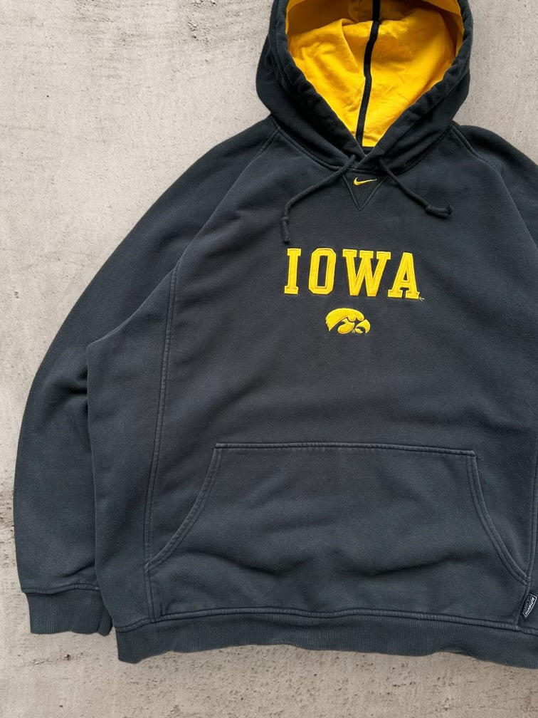 00s Nike Team Iowa Hawkeyes Hoodie - XXL