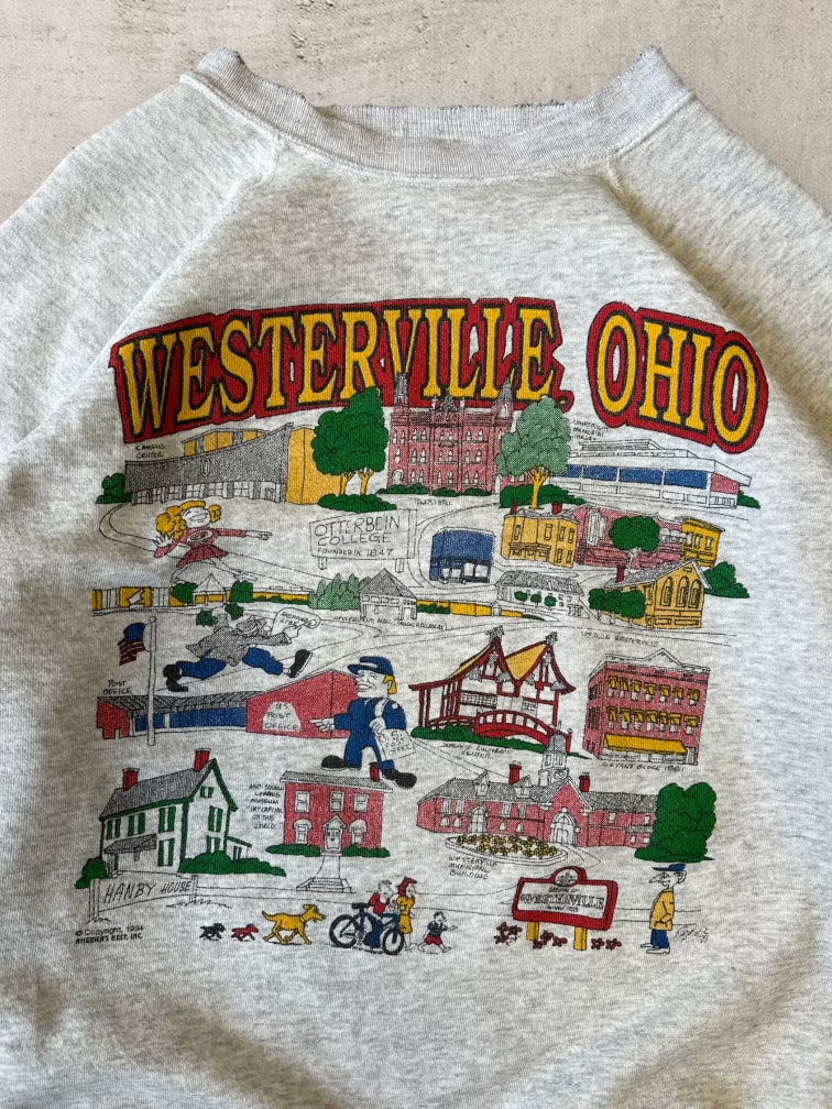 90s Westerville Ohio Graphic Crewneck - Large