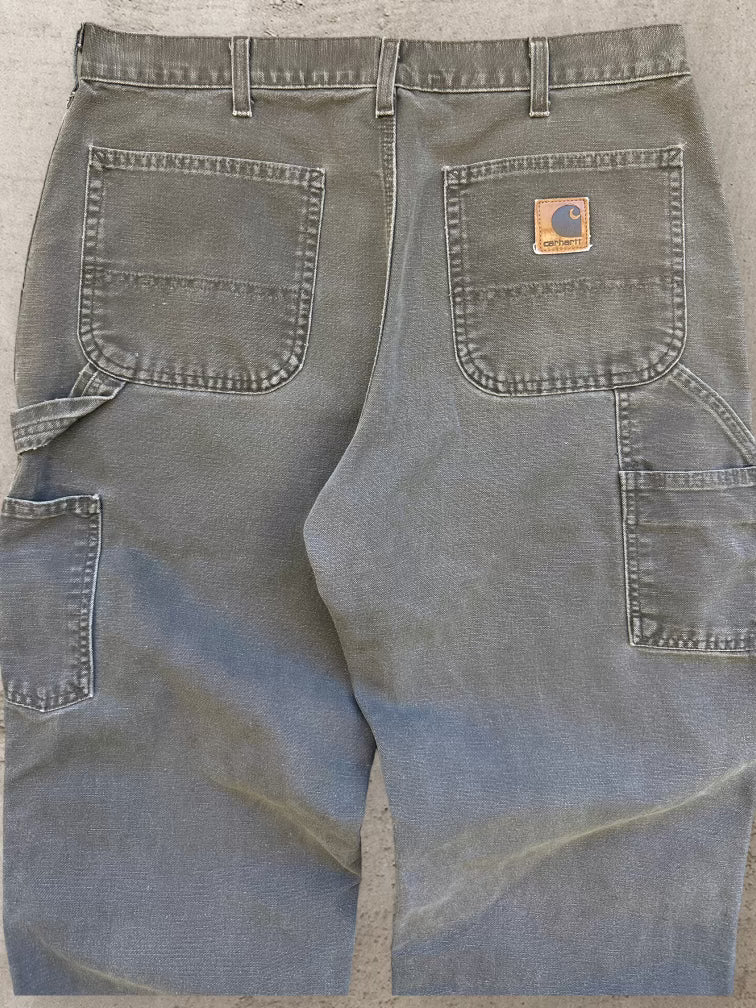 90s Carhartt Brown Carpenter Pants - 34x30