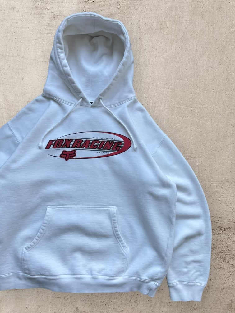 00s Fox Racing Graphic Hoodie - Large