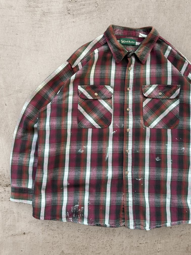 00s Gander Mountain Distressed Plaid Flannel - 3XL