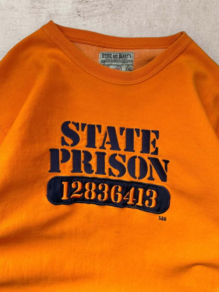 00s State Prison Embroidered Crewneck - XXL