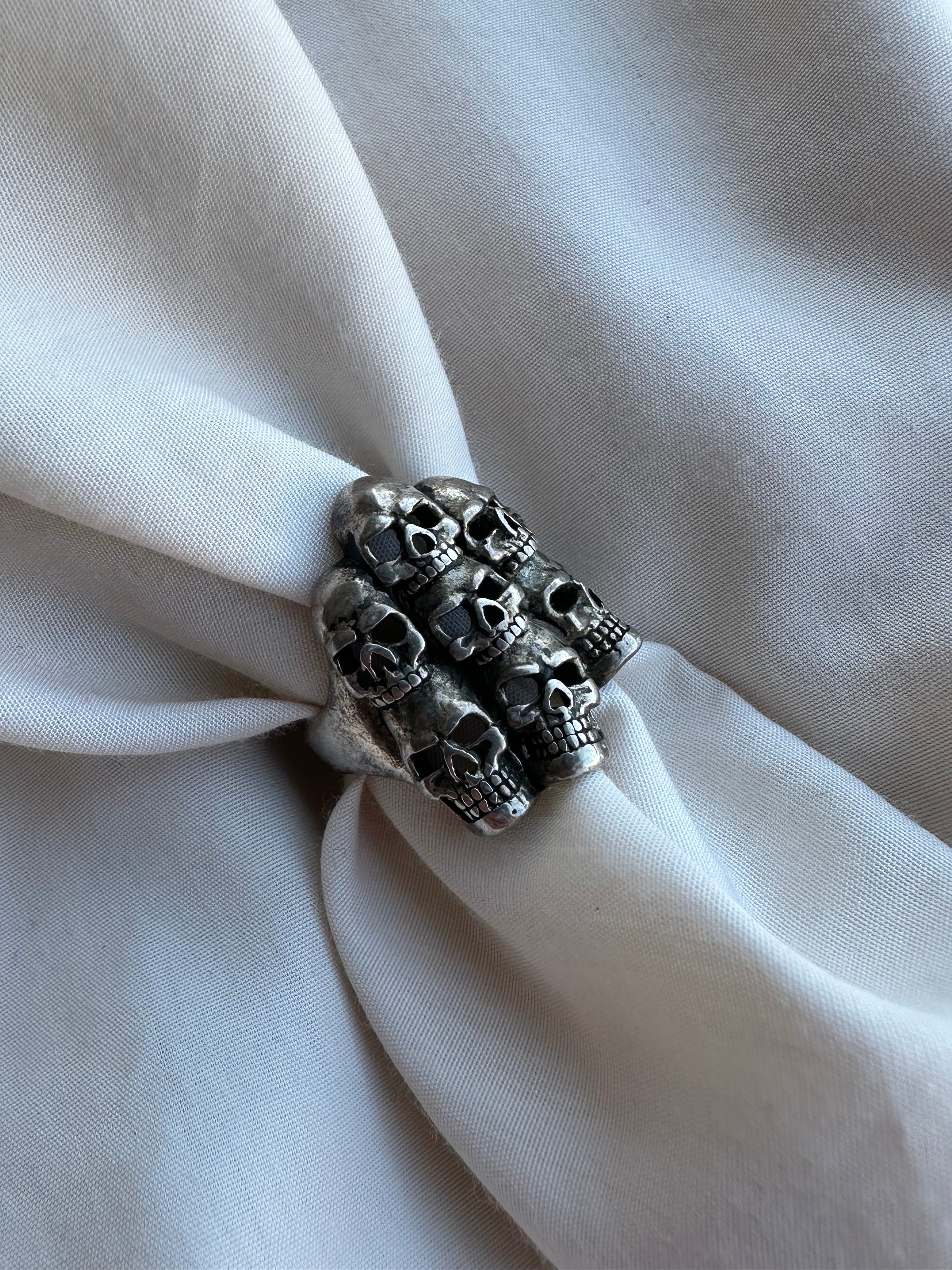 80s/90s G&S Skull Biker Ring Size 11.5