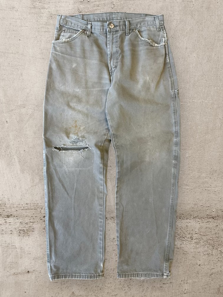 00s Dickies Distressed Carpenter Pants - 34x31