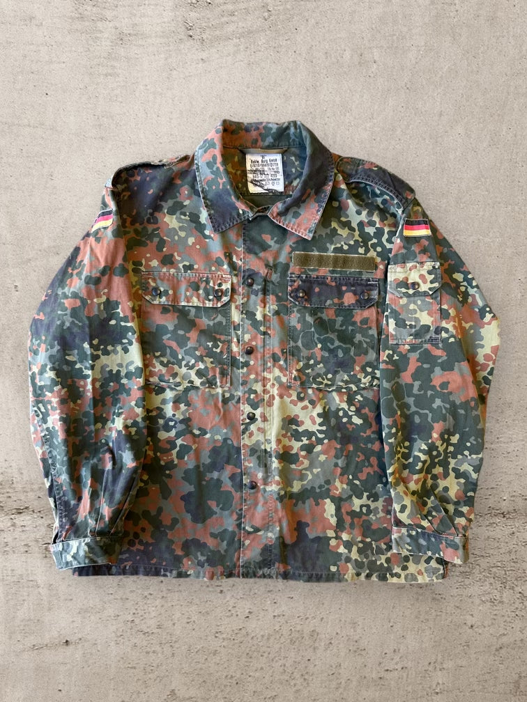 00s German Military Camouflage Button Up - XL