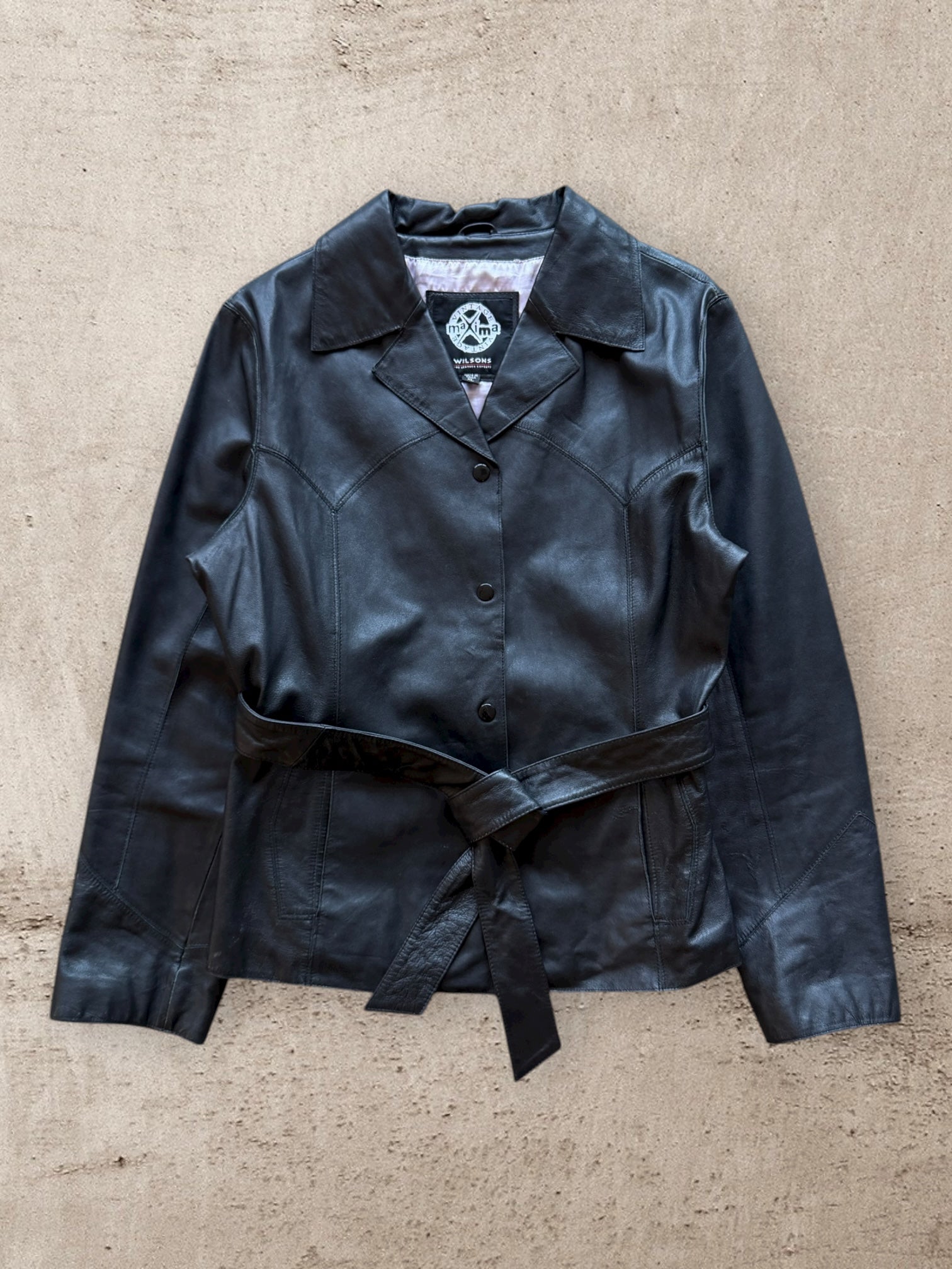 90s Wilson Maxima Leather Jacket - Large