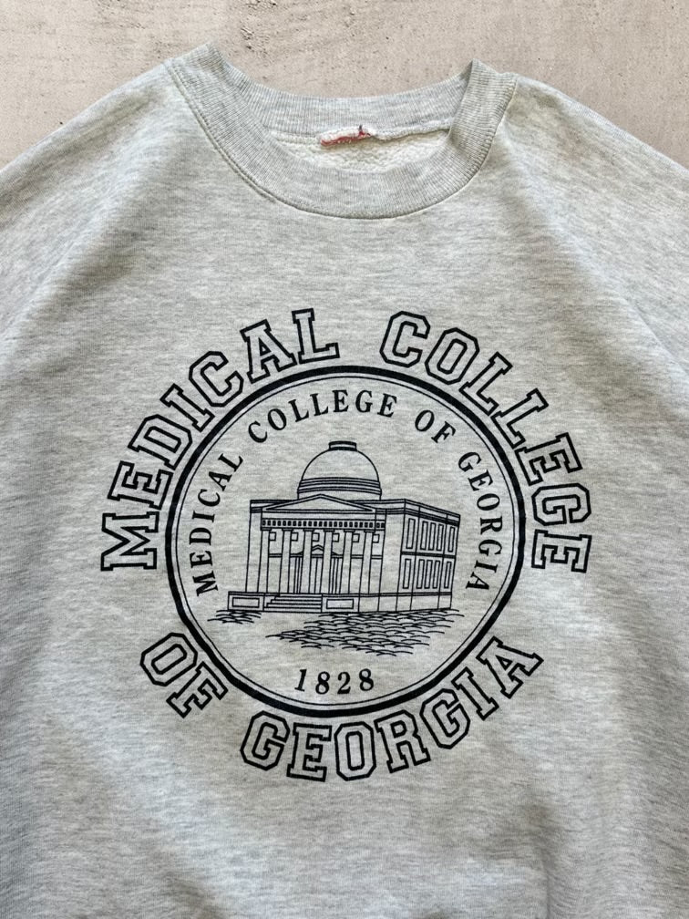 90s Medical College Of Georgia Graphic Crewneck - Large