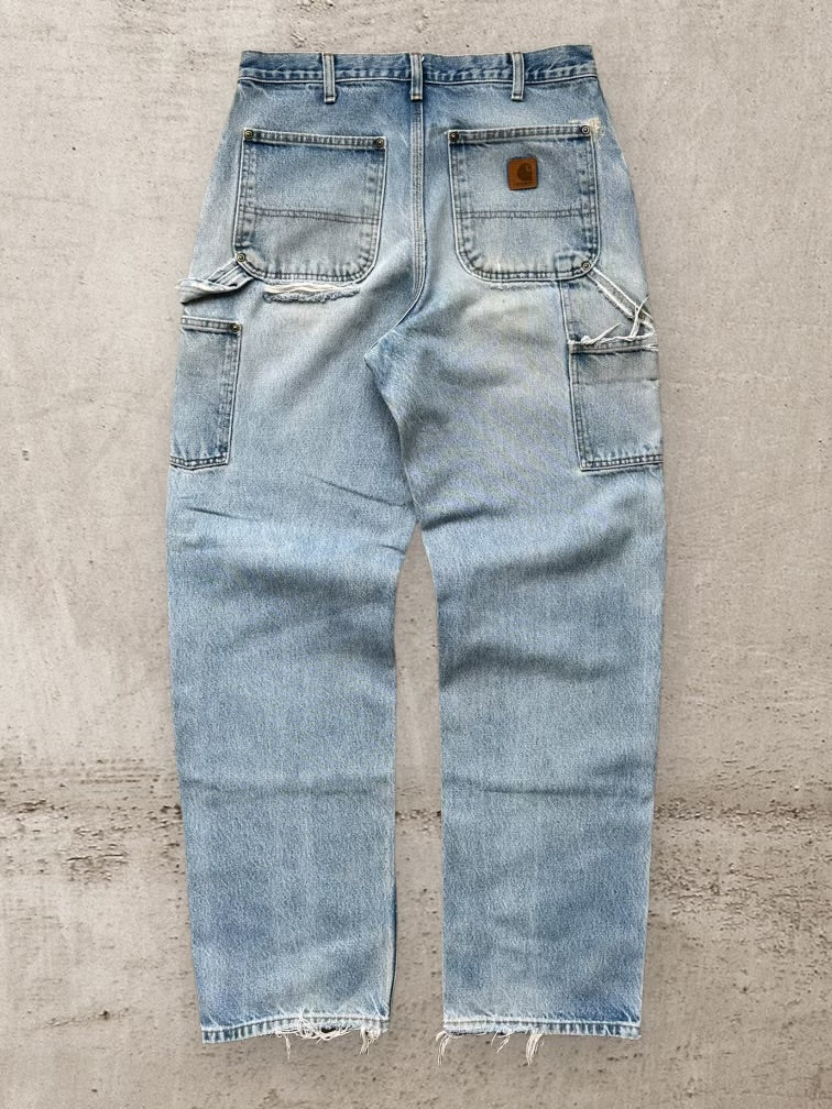 00s Carhartt Double Knee Distressed Denim Jeans - 36x33