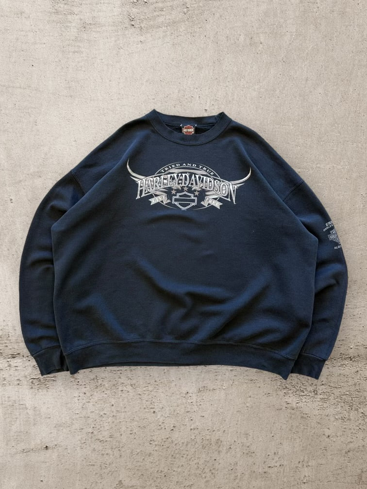 90s Harley Davidson Tried And True Graphic Crewneck - XL