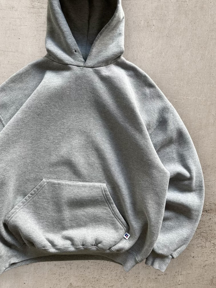 00s Russell Athletic Grey Hoodie - XL