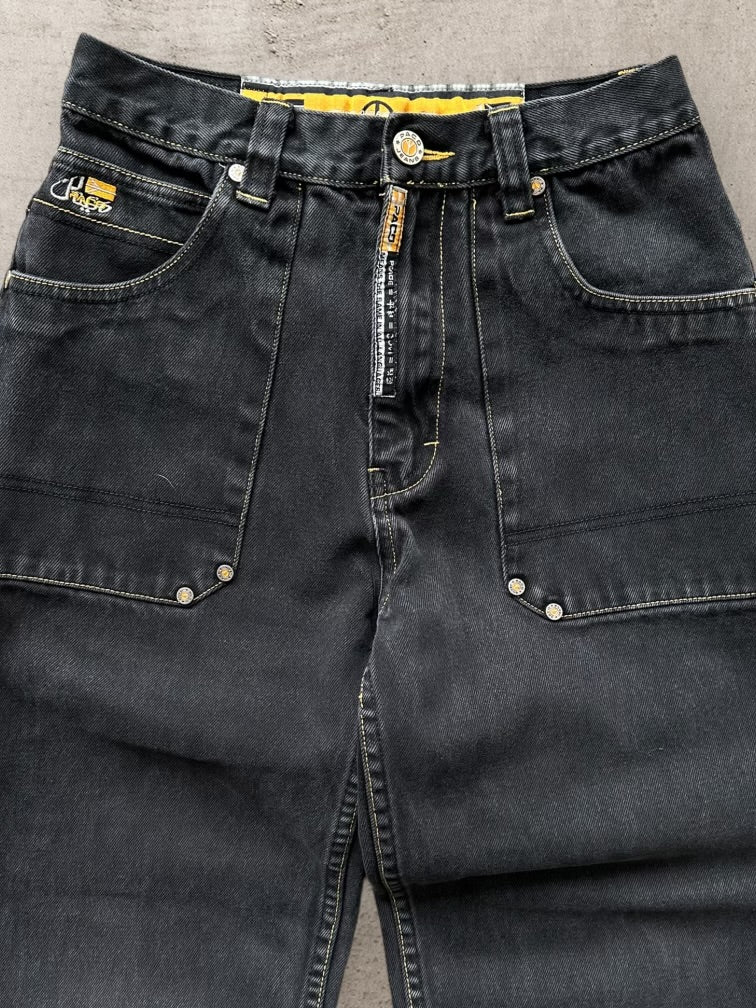 00s Paco Black Denim Jeans - 26x26