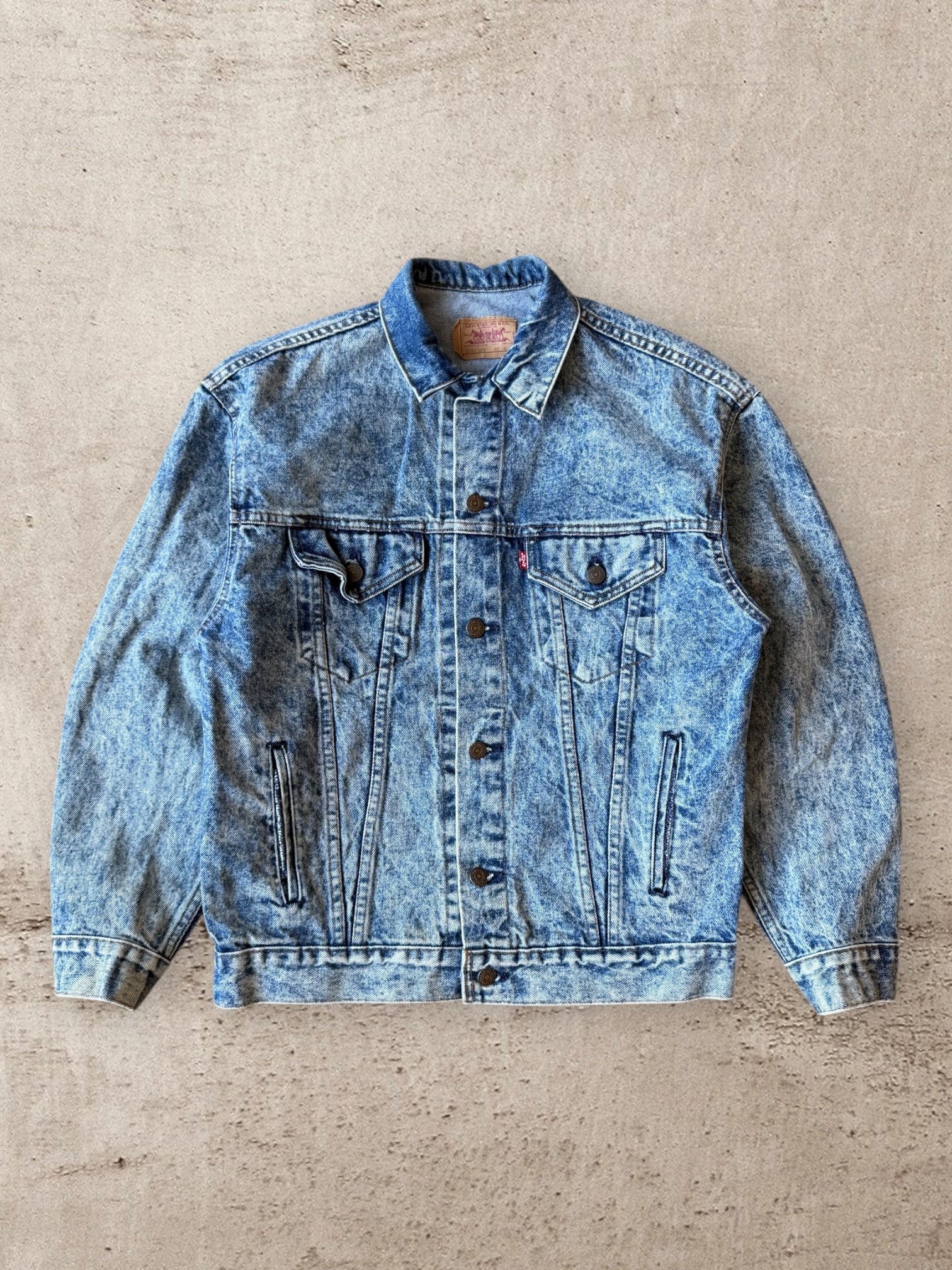 80s Levi’s Acid Wash Denim Jacket - Large