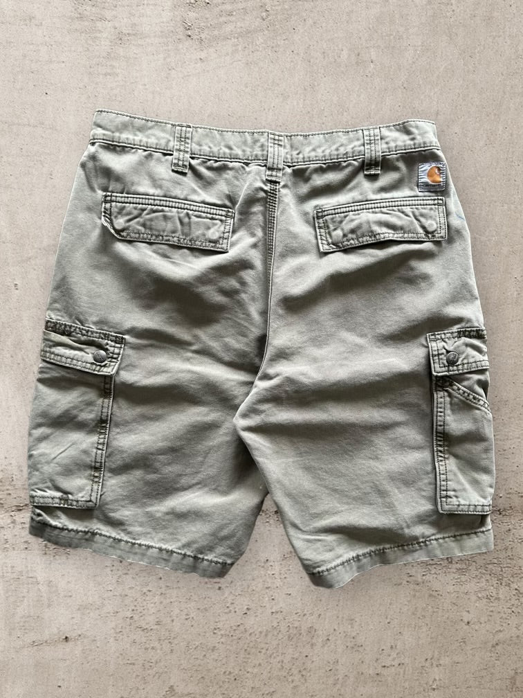 00s Carhartt Distressed Cargo Shorts - 34