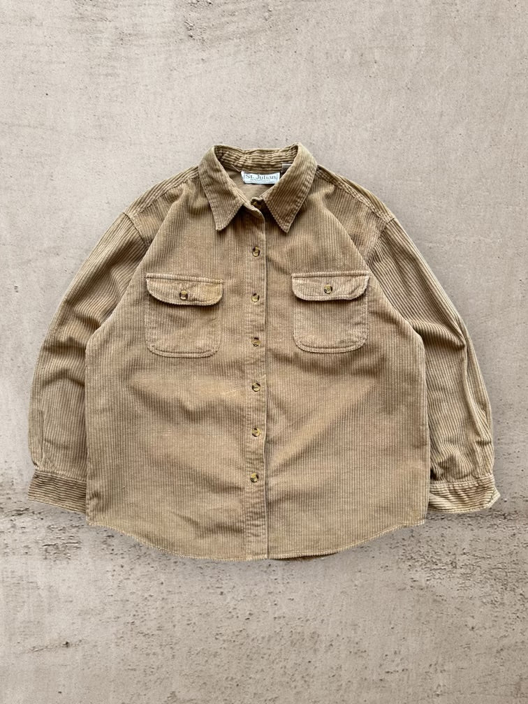 St Julian. Corduroy Button Up - XL