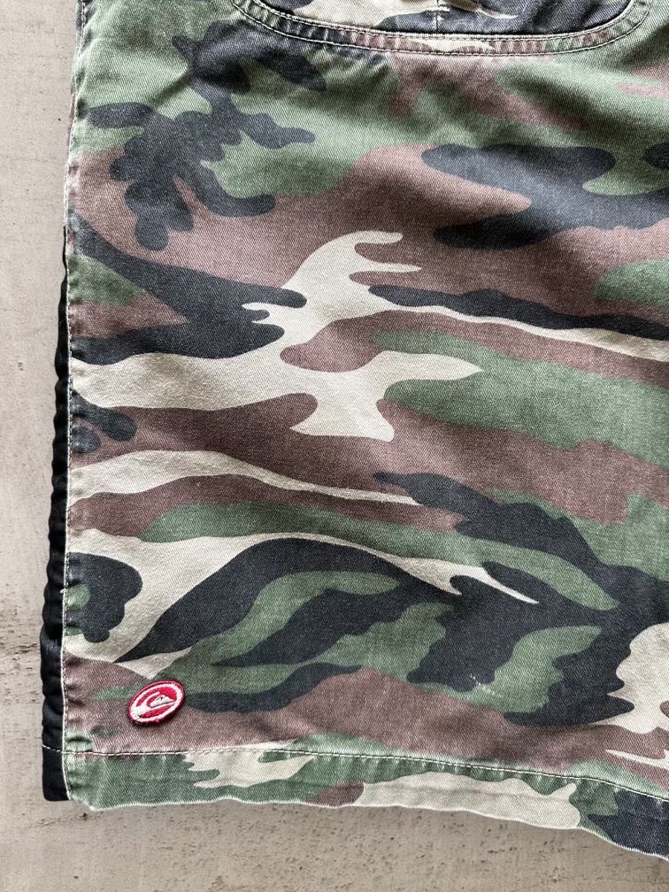 00s QuikSilver Camouflage Cargo Pants - 36