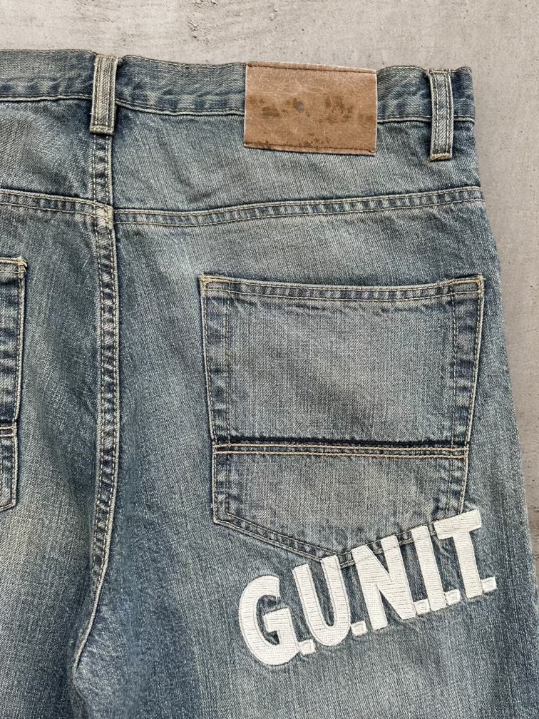 00s G-Unit Embroidered Denim Jeans - 34x33