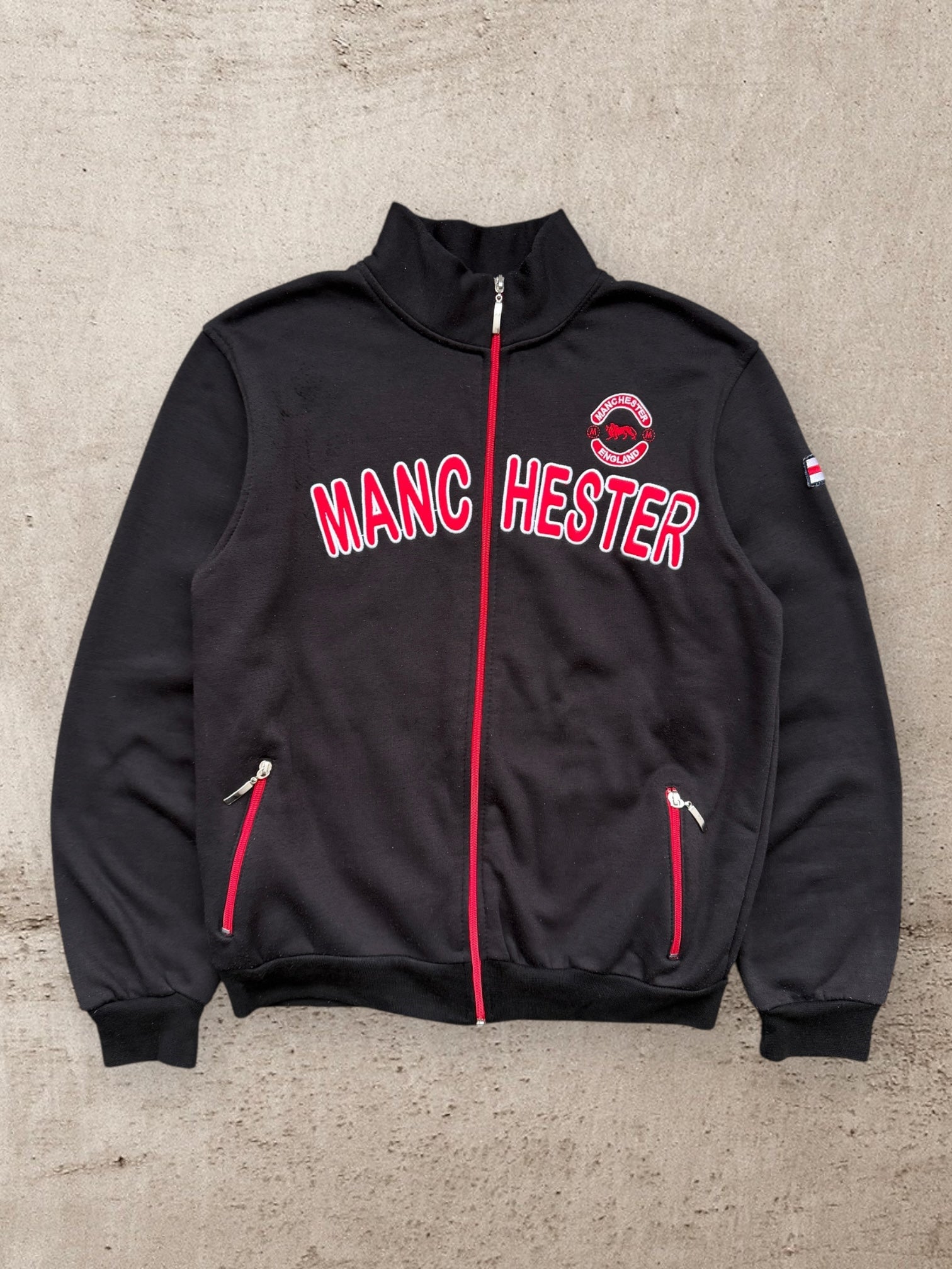 00s Manchester England Full Zip Sweatshirt - Medium