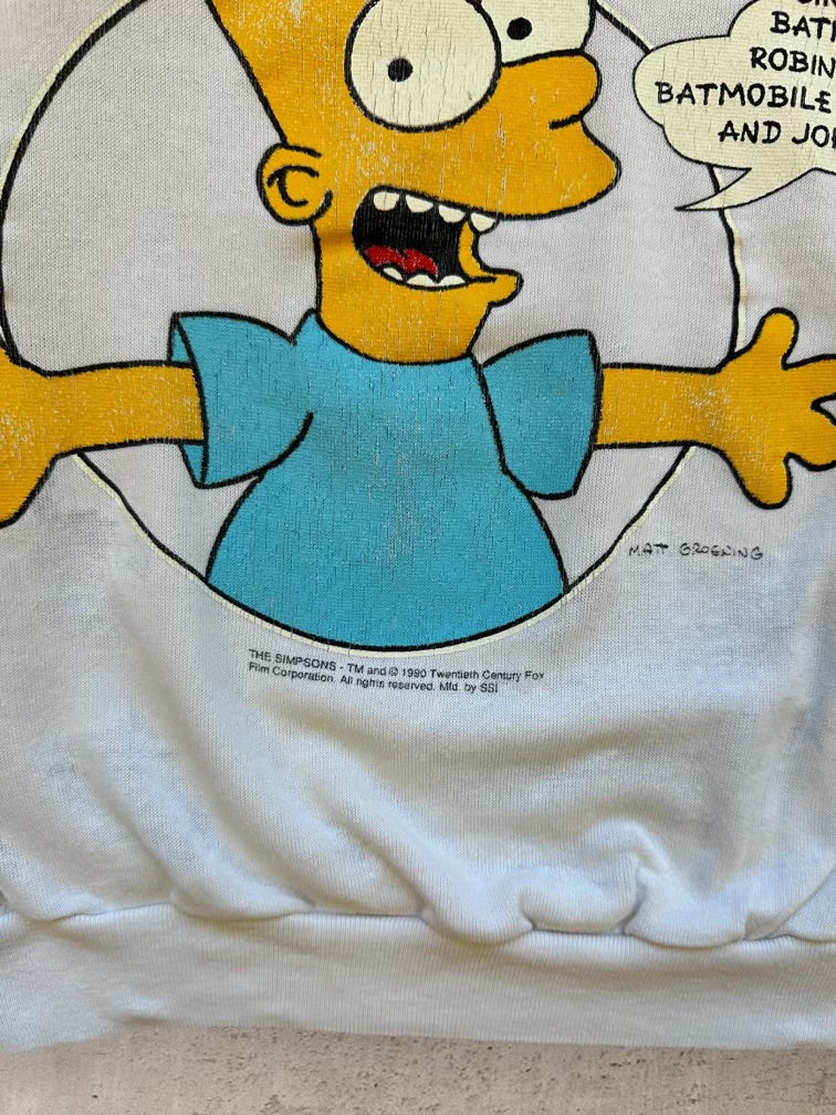 90s Bart Simpson Graphic Crewneck - Medium