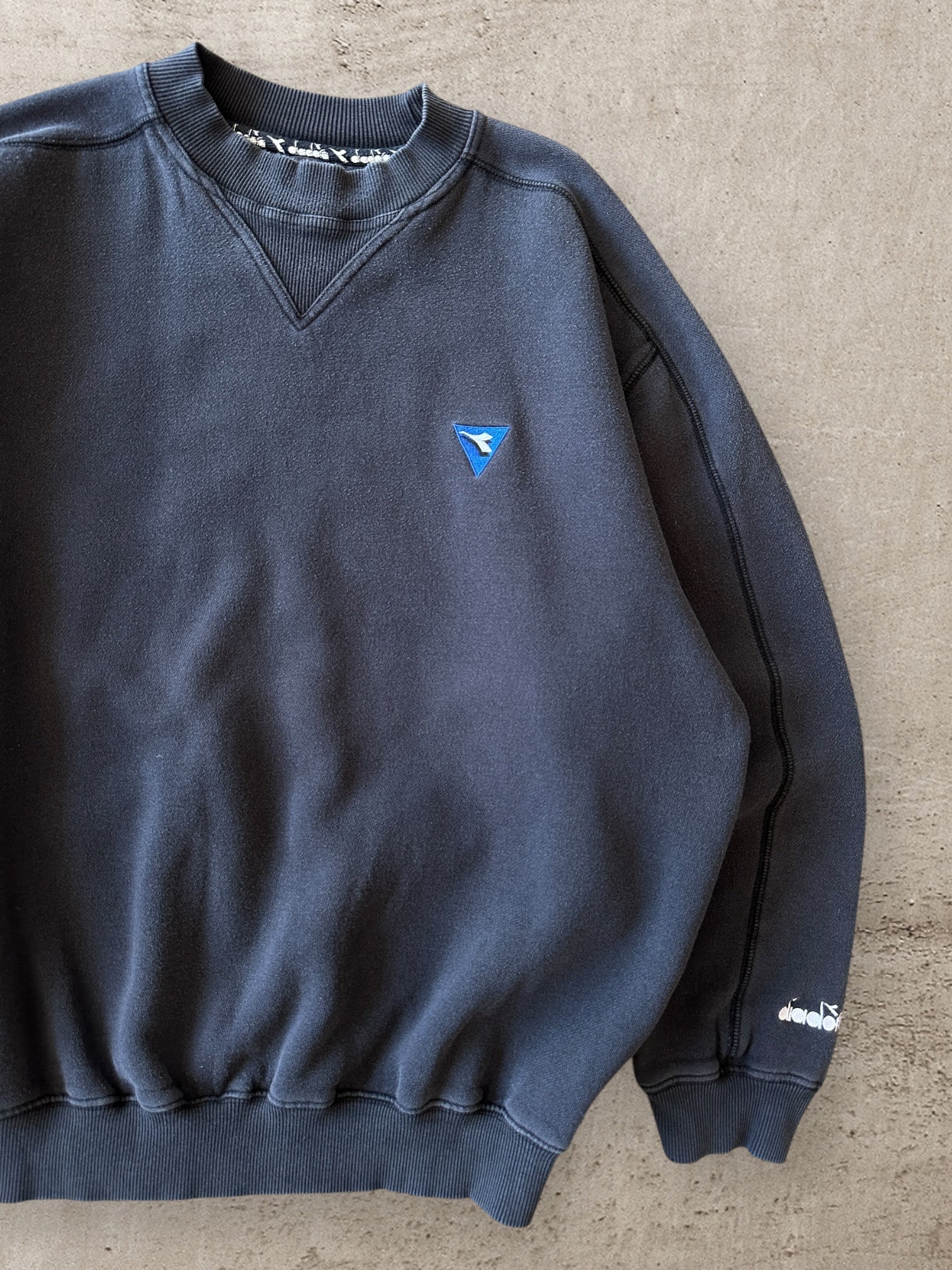 90s Diadora Embroidered Crewneck - Large