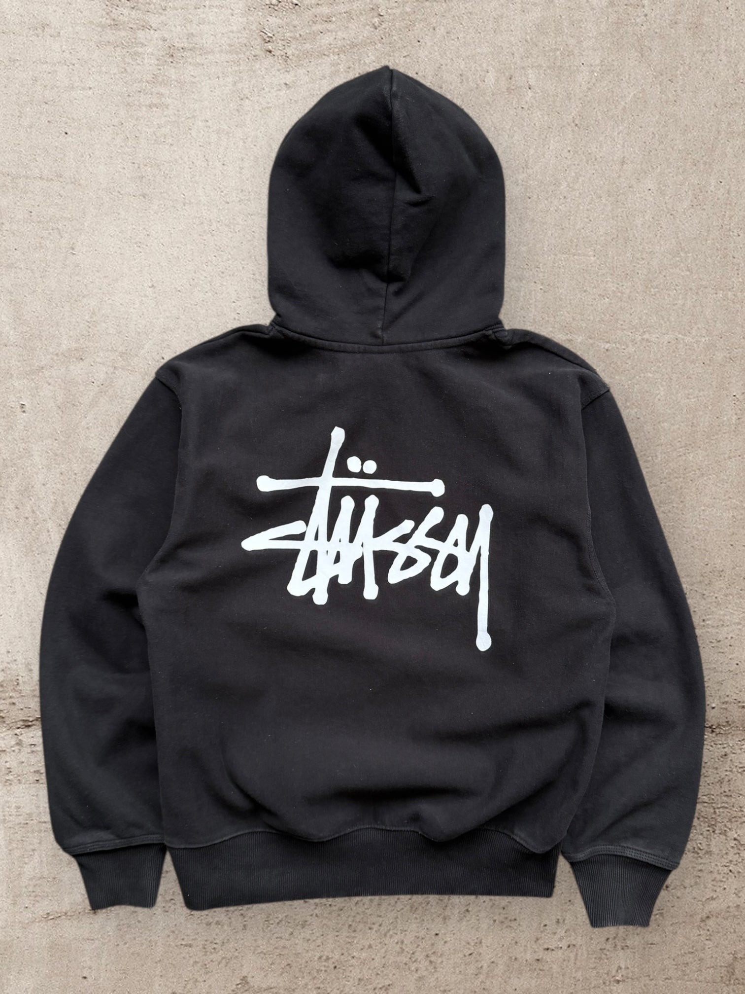 00s Stussy Script Hoodie - Medium