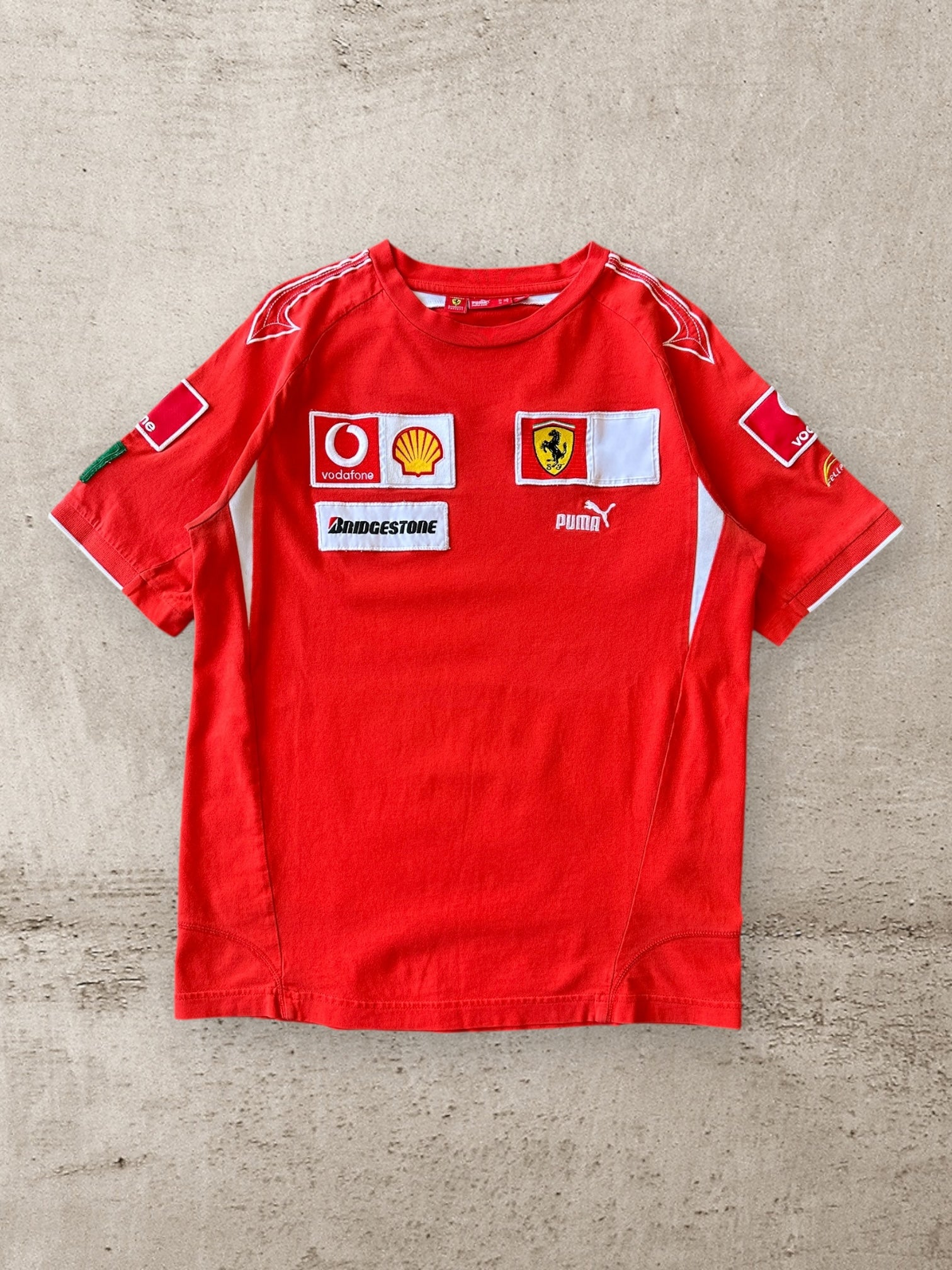 00s Puma Ferrari Racing Shirt - Medium