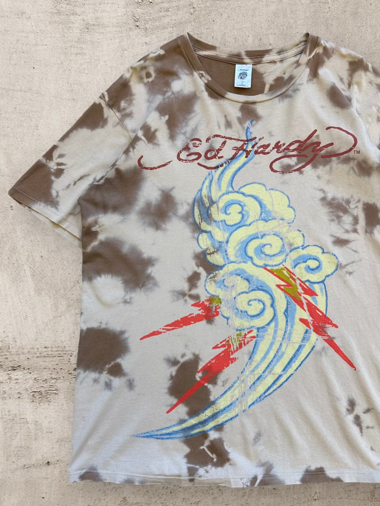 00s Ed Hardy Tie Dye Graphic T-Shirt - Large – The Juncture 00s Ed Hardy Tie Dye Graphic T-Shirt - Large – The Juncture