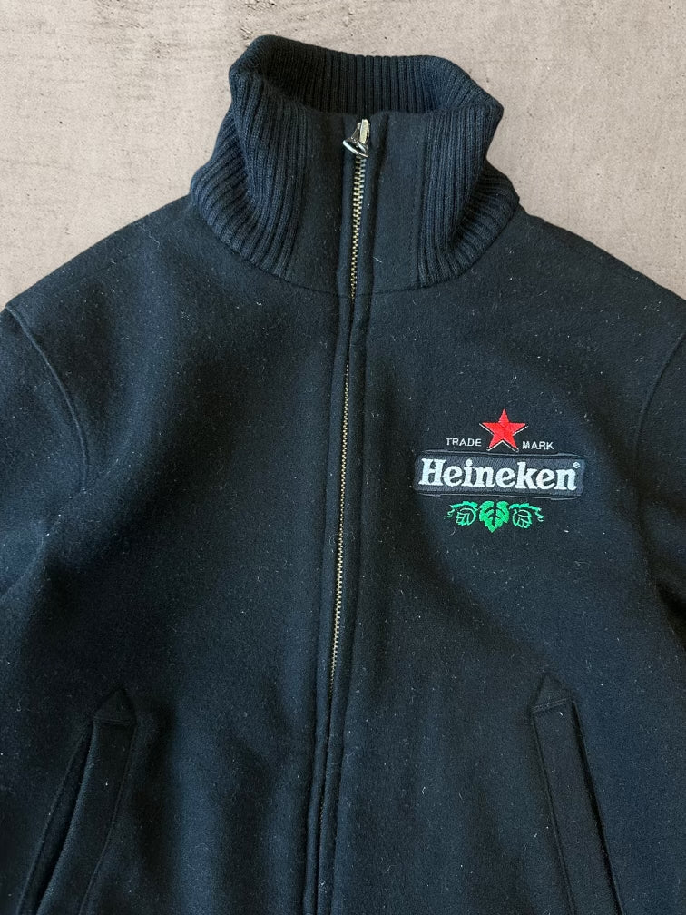 00s Heineken Quilt Lined Full Zip Jacket - XS